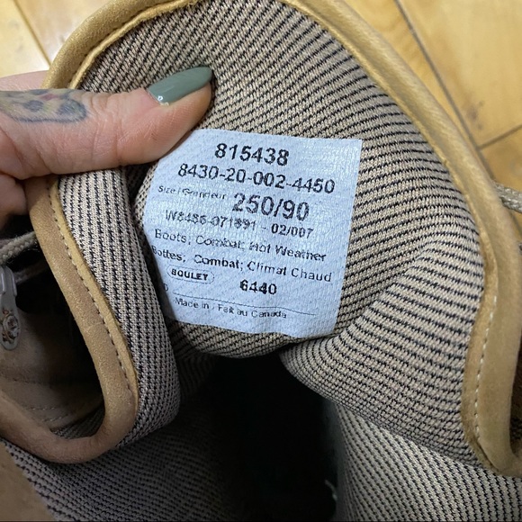 Boulet combat desert boots - W9 / 25cm army military - Picture 4 of 4